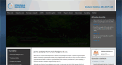 Desktop Screenshot of komunala-radgona.si