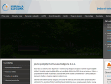 Tablet Screenshot of komunala-radgona.si